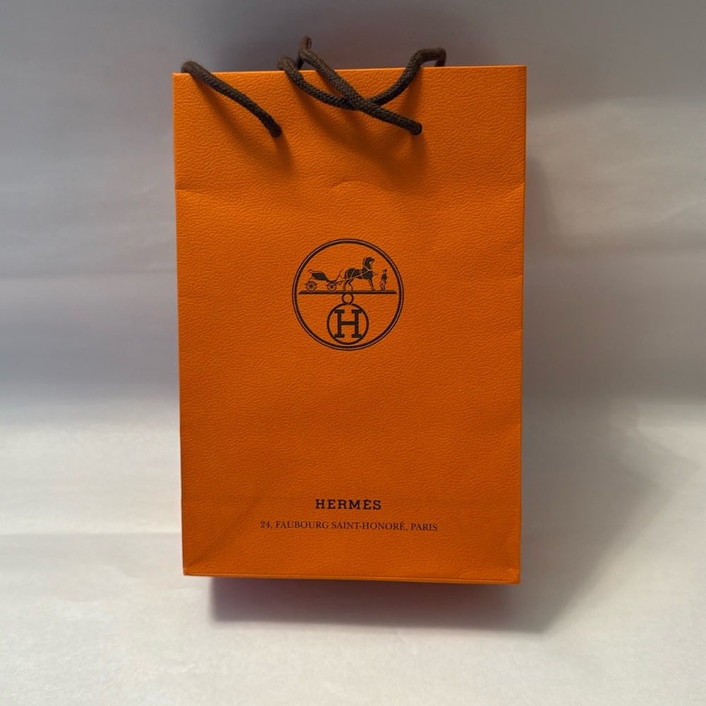 HERMES GIFT SHOPPING paper bag, PRESENT , storage BAG. New - Picture 3 of 9
